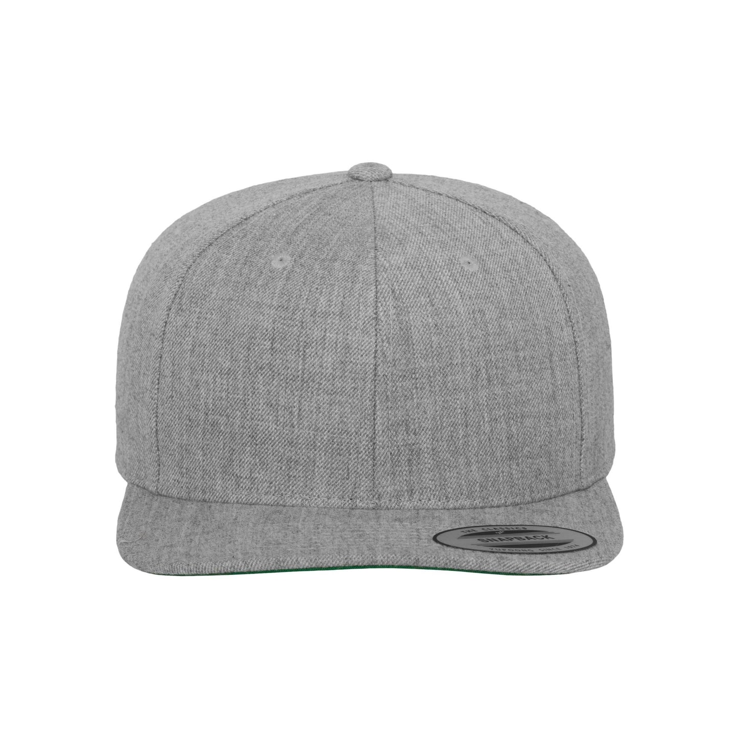 Heather Grey-Green - Back - Flexfit Unisex Adult Classic Snapback Cap