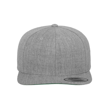 Heather Grey-Green - Back - Flexfit Unisex Adult Classic Snapback Cap