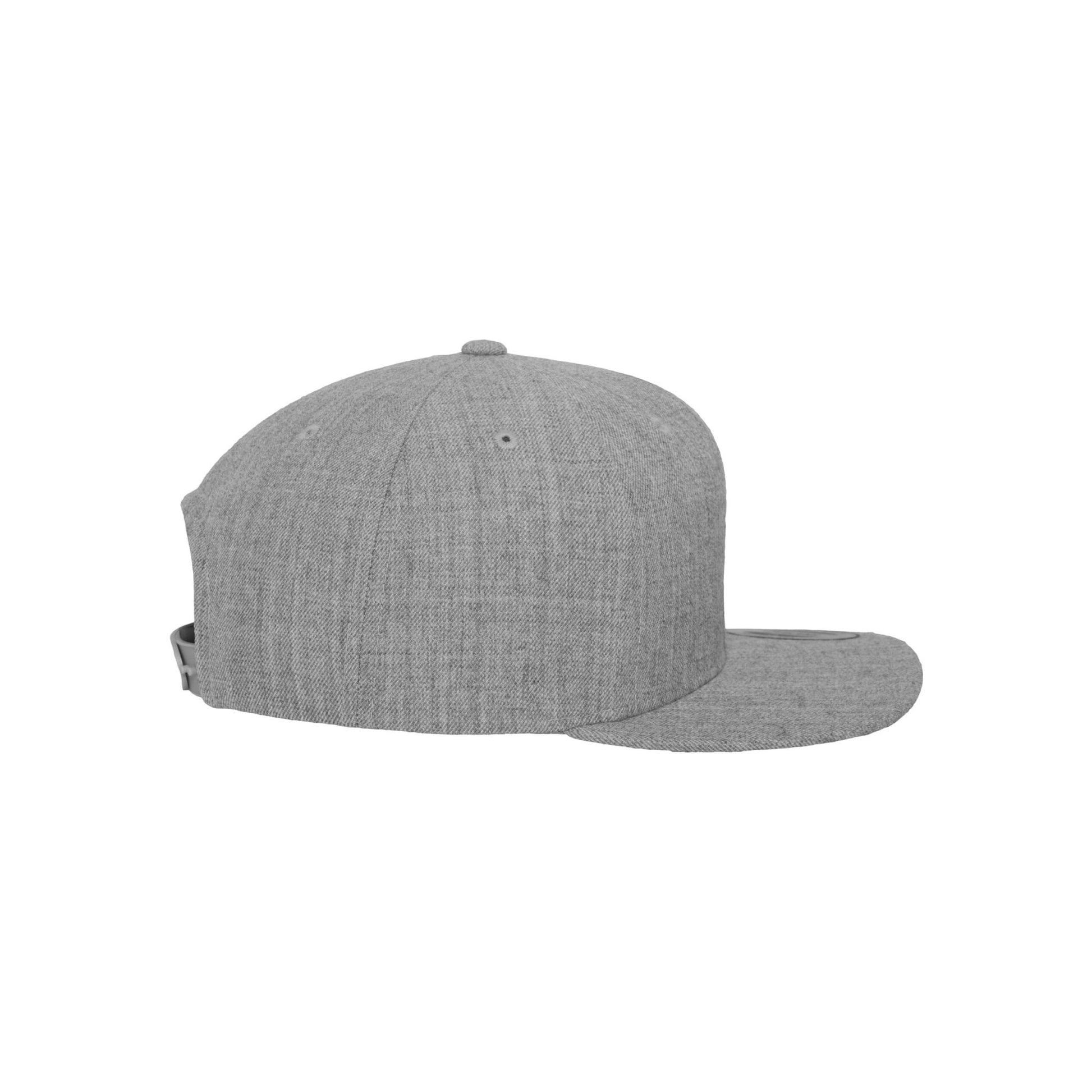 Heather Grey-Green - Pack Shot - Flexfit Unisex Adult Classic Snapback Cap