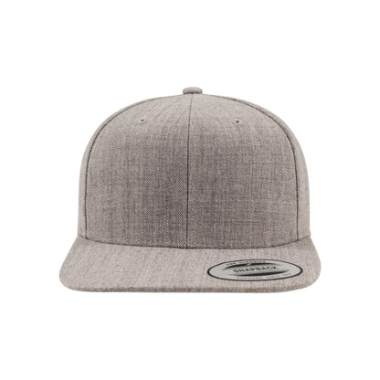 Heather Grey - Back - Flexfit Unisex Adult Classic Snapback Cap