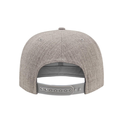 Heather Grey - Side - Flexfit Unisex Adult Classic Snapback Cap