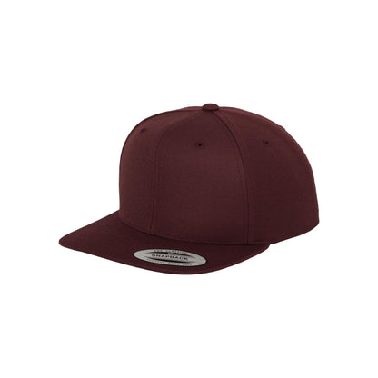 Maroon - Front - Flexfit Unisex Adult Classic Snapback Cap