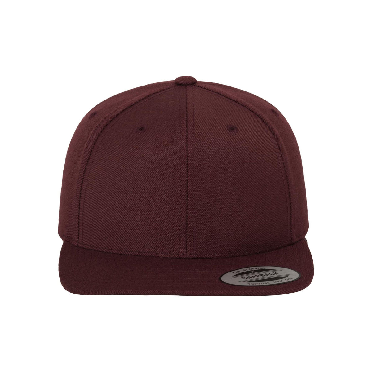 Maroon - Back - Flexfit Unisex Adult Classic Snapback Cap
