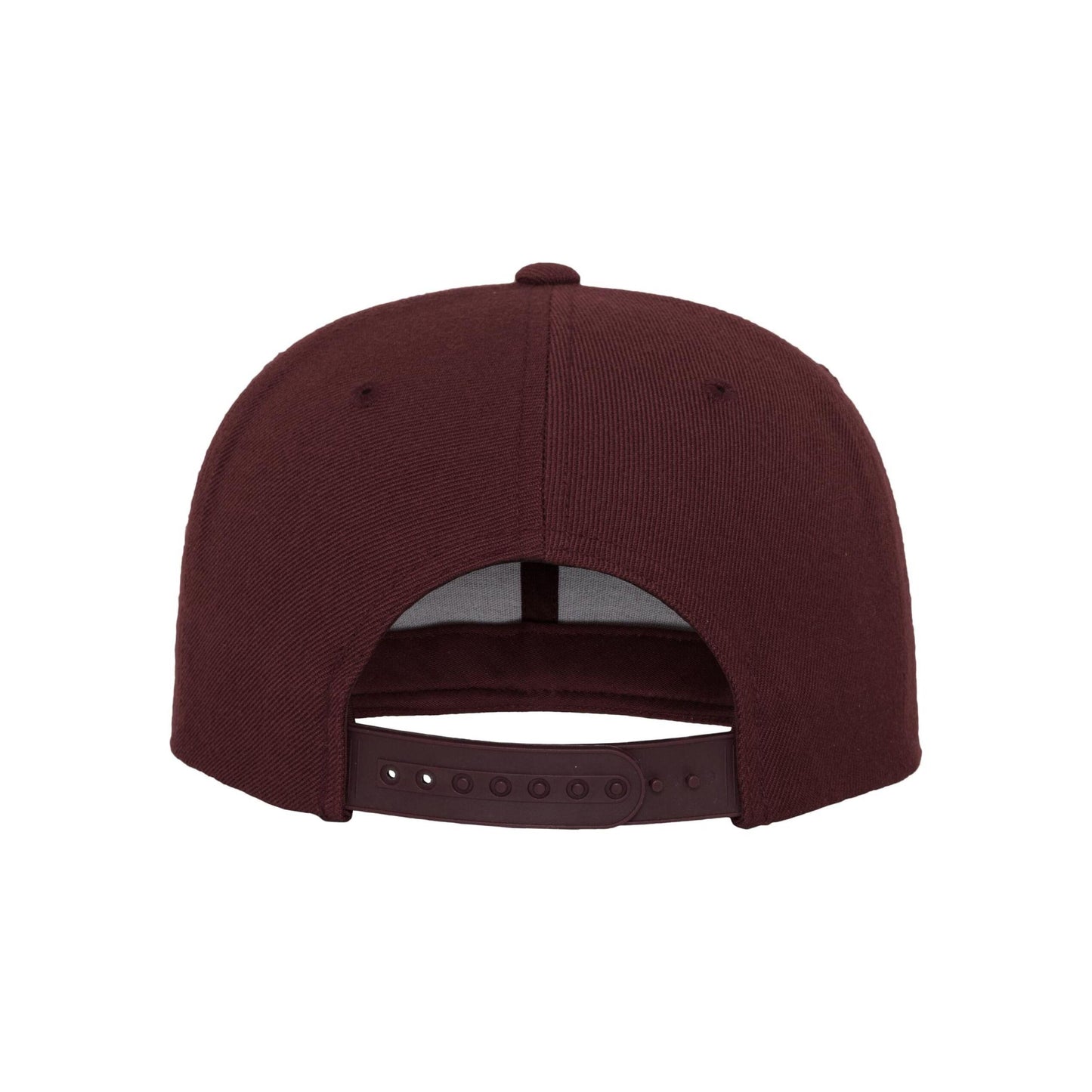 Maroon - Side - Flexfit Unisex Adult Classic Snapback Cap