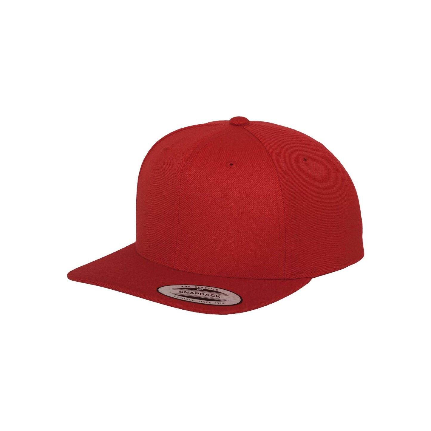 Red - Front - Flexfit Unisex Adult Classic Snapback Cap