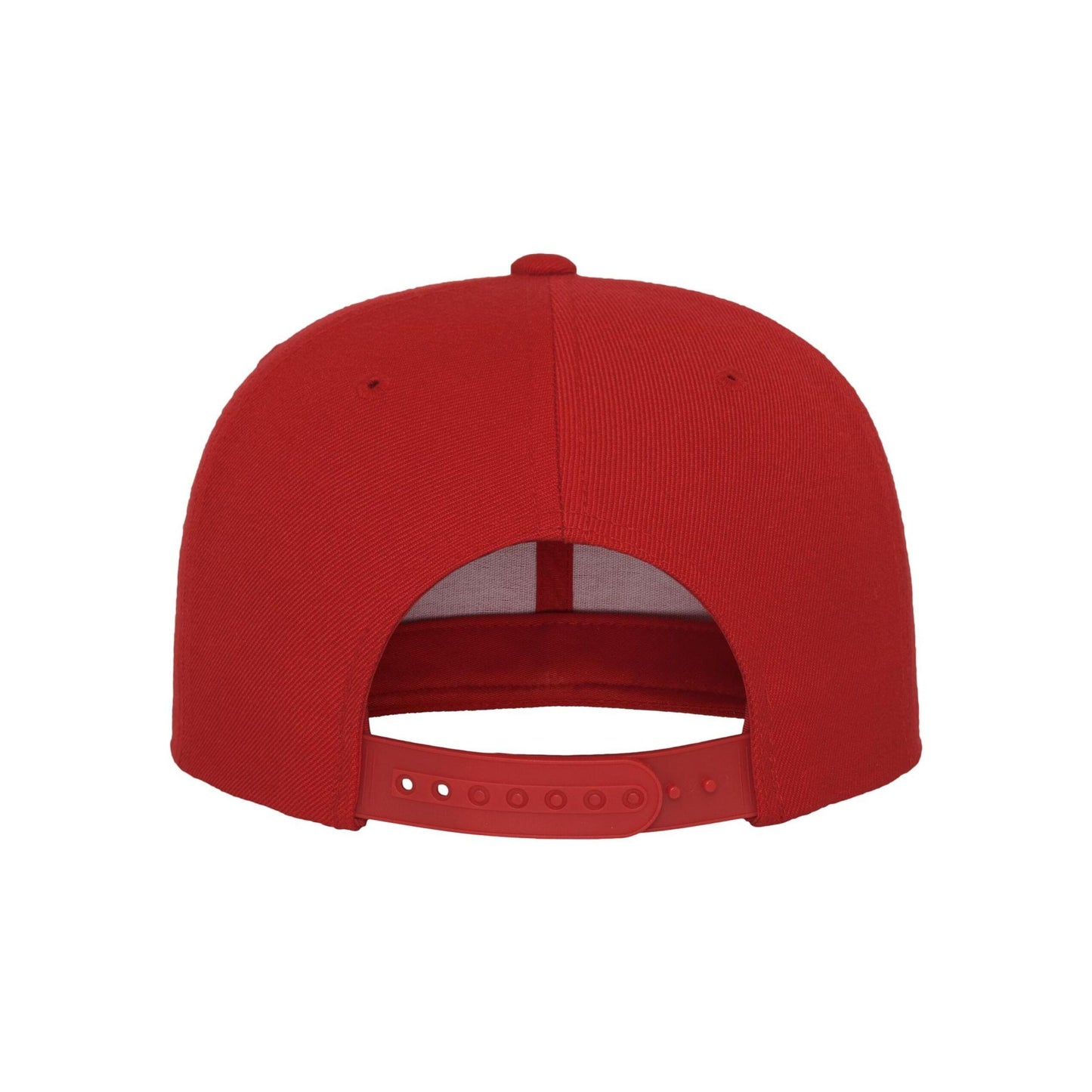 Red - Side - Flexfit Unisex Adult Classic Snapback Cap