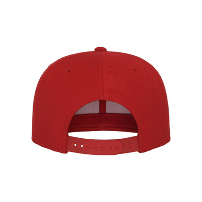Red - Side - Flexfit Unisex Adult Classic Snapback Cap