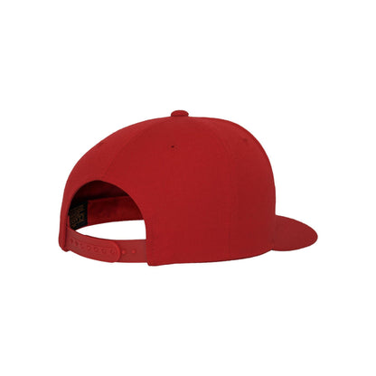 Red - Close up - Flexfit Unisex Adult Classic Snapback Cap