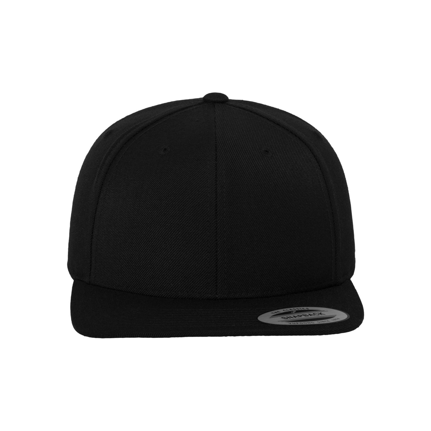 Black - Front - Flexfit Unisex Adult Classic Snapback Cap