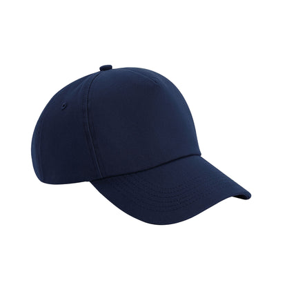 French Navy - Front - Beechfield Unisex Adult Authentic 5 Panel Cap