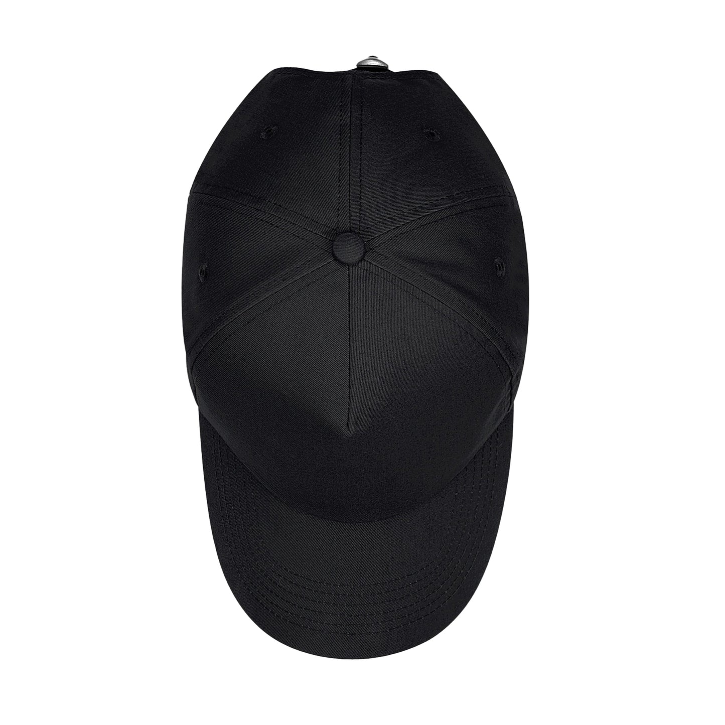 Black - Side - Beechfield Unisex Adult Authentic 5 Panel Cap