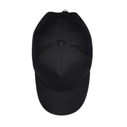 Black - Side - Beechfield Unisex Adult Authentic 5 Panel Cap