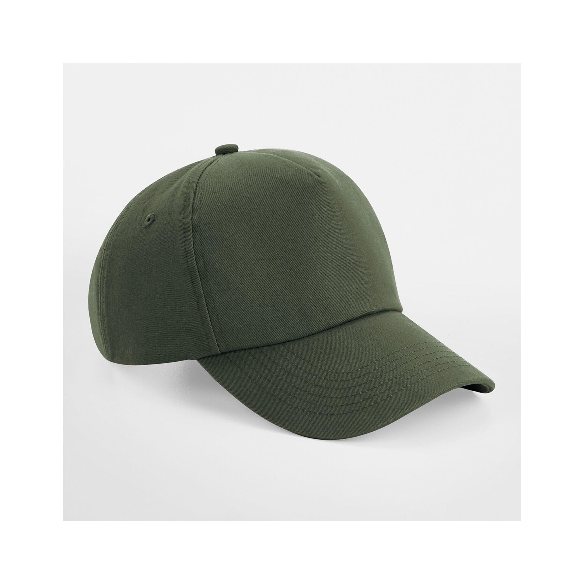 Olive Green - Back - Beechfield Unisex Adult Authentic 5 Panel Cap