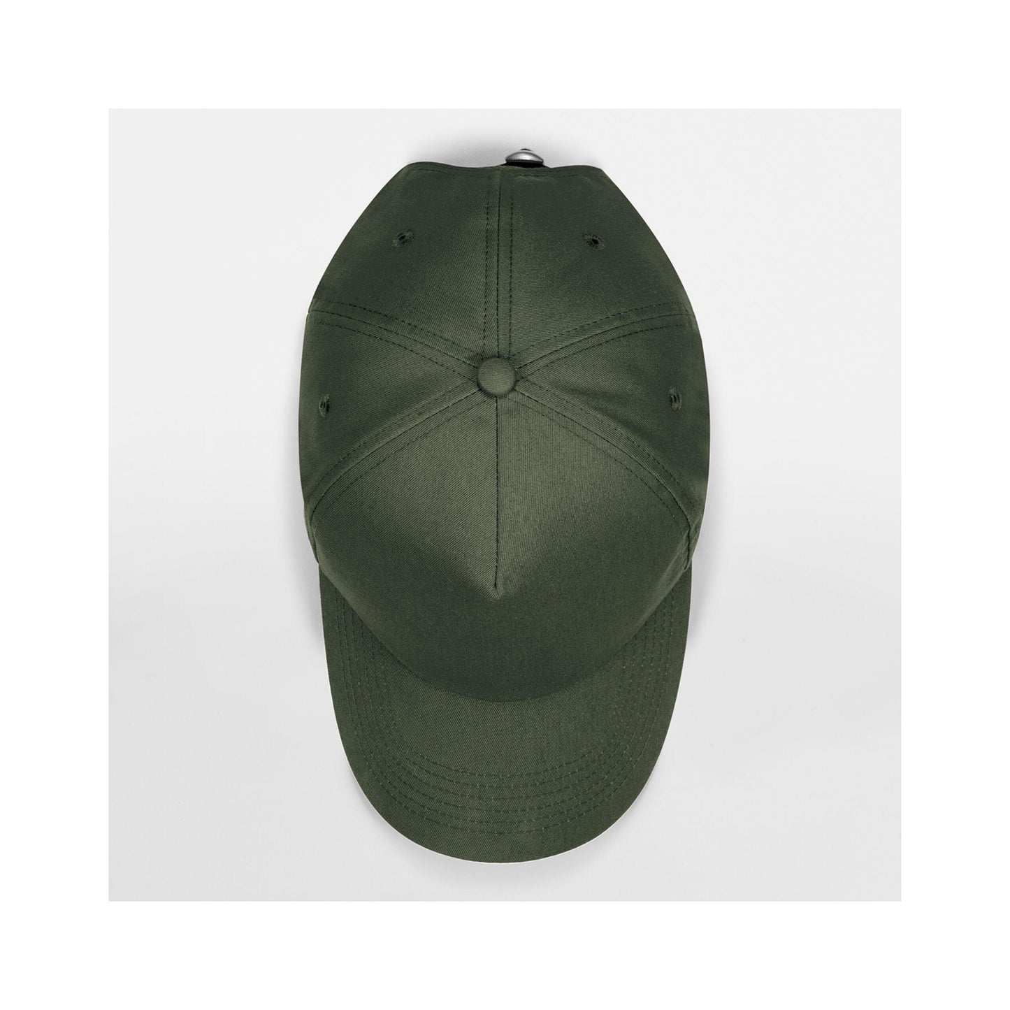 Olive Green - Side - Beechfield Unisex Adult Authentic 5 Panel Cap