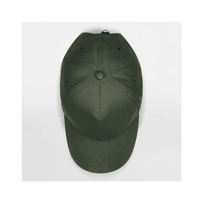 Olive Green - Side - Beechfield Unisex Adult Authentic 5 Panel Cap