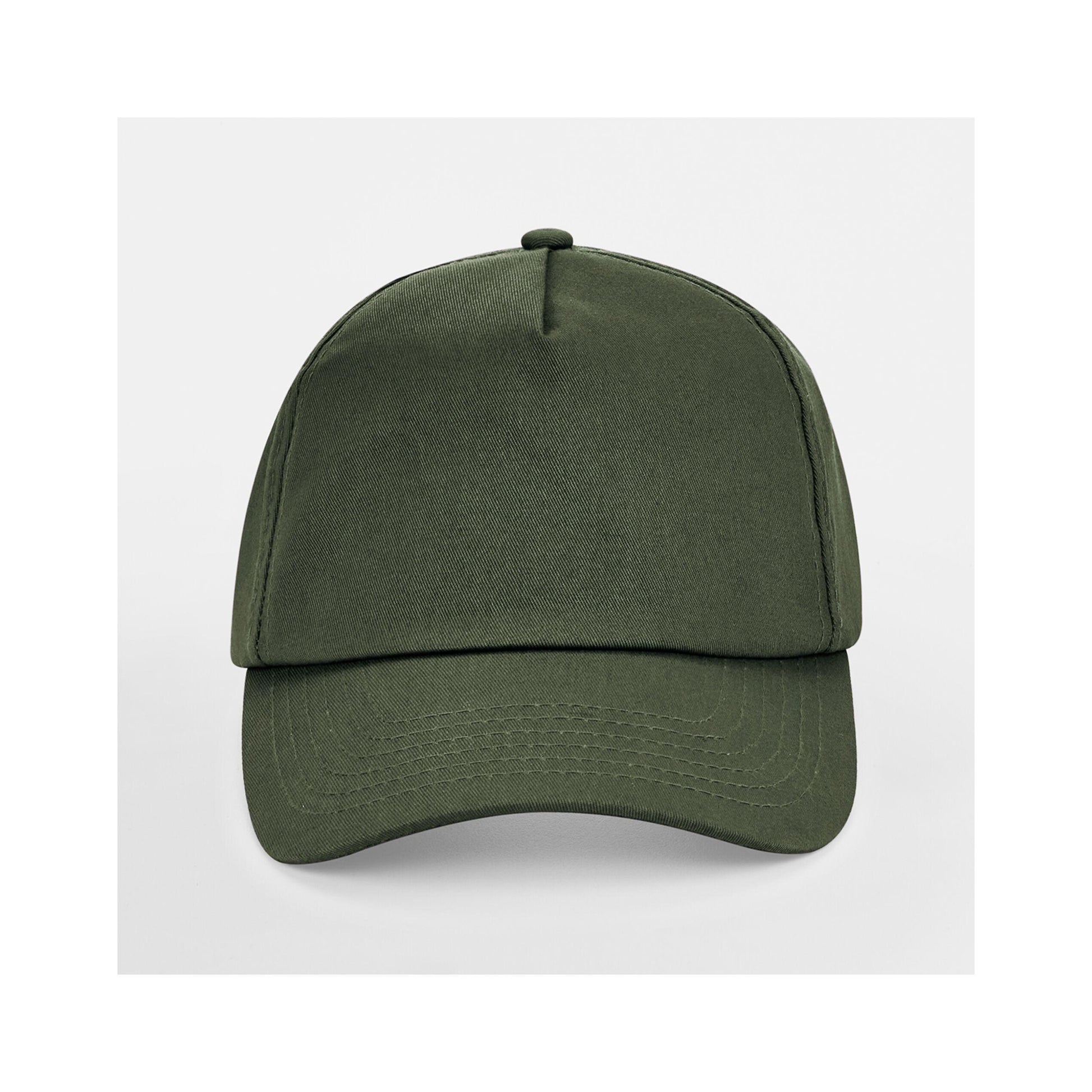 Olive Green - Lifestyle - Beechfield Unisex Adult Authentic 5 Panel Cap