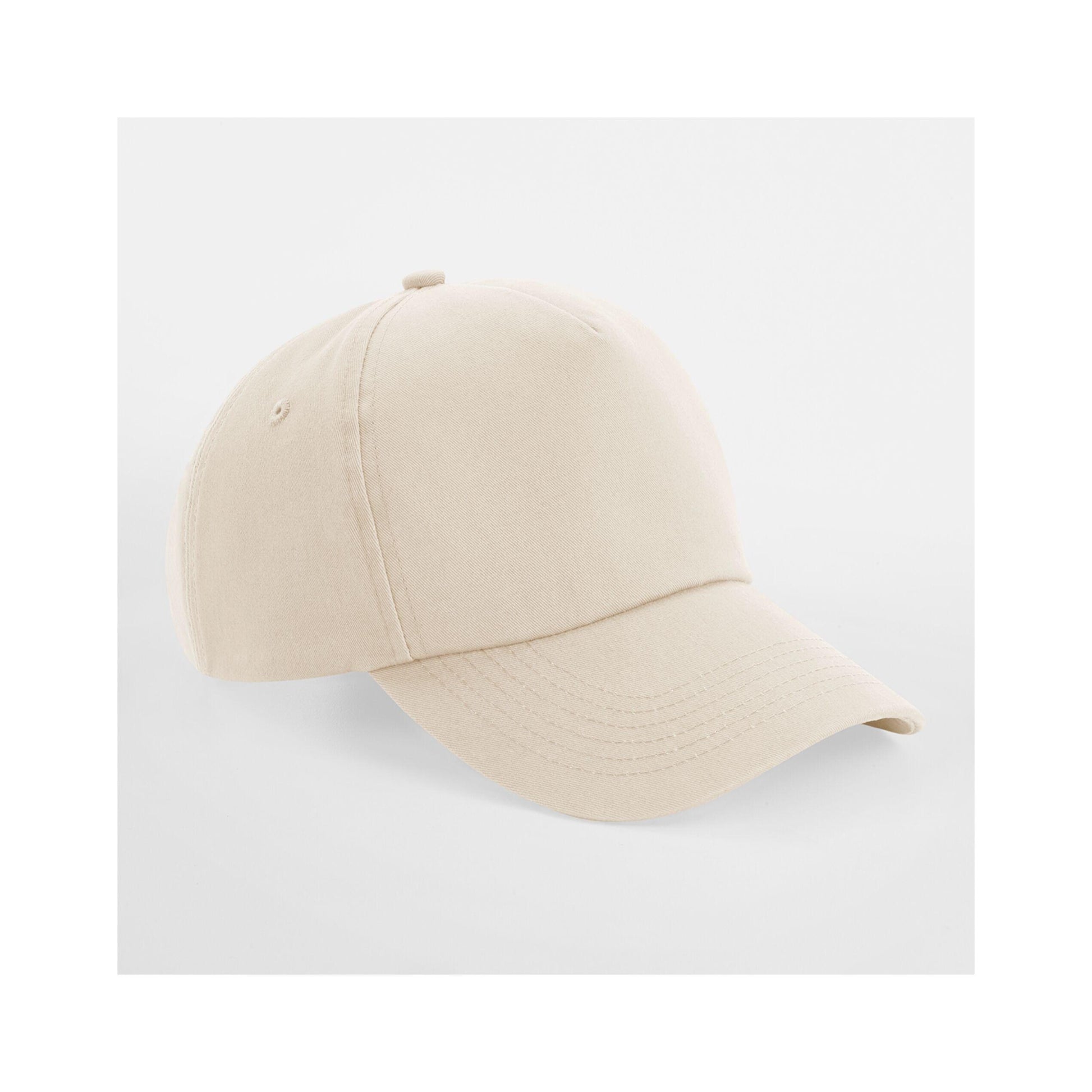 Sand - Back - Beechfield Unisex Adult Authentic 5 Panel Cap