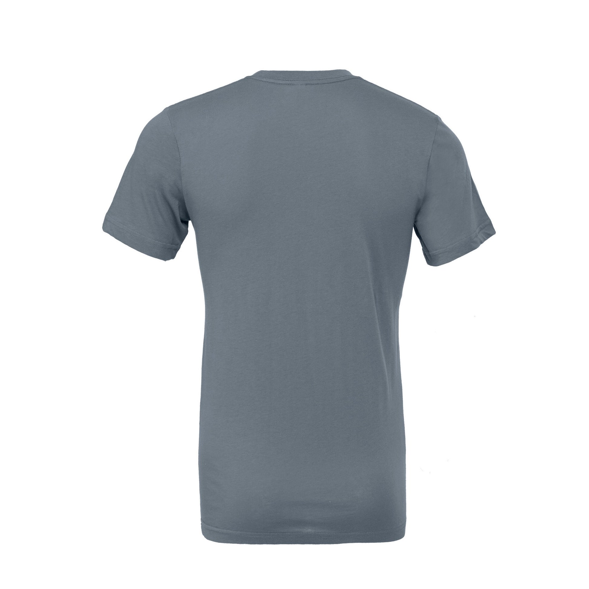 Steel Blue - Back - Bella + Canvas Unisex Adult Jersey Short-Sleeved T-Shirt