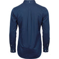 Indigo - Back - Tee Jays Mens Twill Shirt