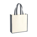 Natural-Graphite - Front - Westford Mill Gallery Canvas Tote