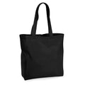 Black - Front - Westford Mill Premium Maxi Organic Tote