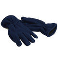 French Navy - Front - Beechfield Unisex Adult Suprafleece Thinsulate Gloves