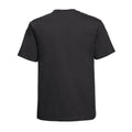 Black - Back - Russell Mens Classic Heavyweight T-Shirt