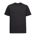 Black - Front - Russell Mens Classic Heavyweight T-Shirt