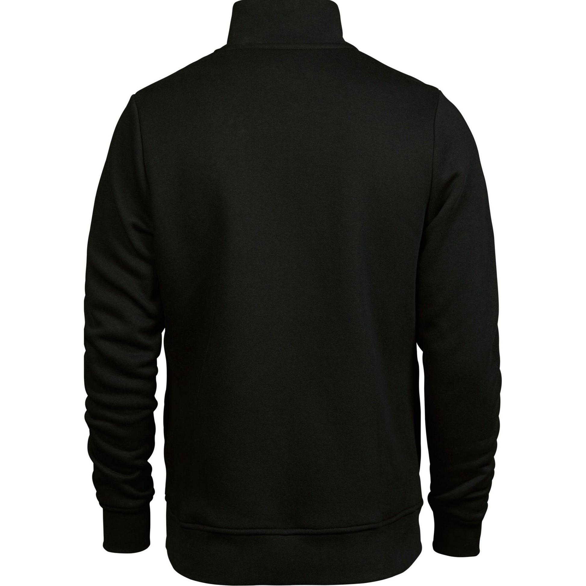 Black - Back - Tee Jay Unisex Adult Half Zip Sweatshirt