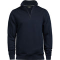 Navy Blue - Front - Tee Jay Unisex Adult Half Zip Sweatshirt