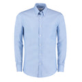 Light Blue - Front - Kustom Kit Mens Oxford Slim Long-Sleeved Shirt