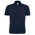 White - Front - B&C Mens Heavymill Polo Shirt