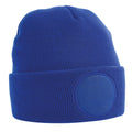 Bright Royal Blue - Front - Beechfield Unisex Adult Patch Beanie
