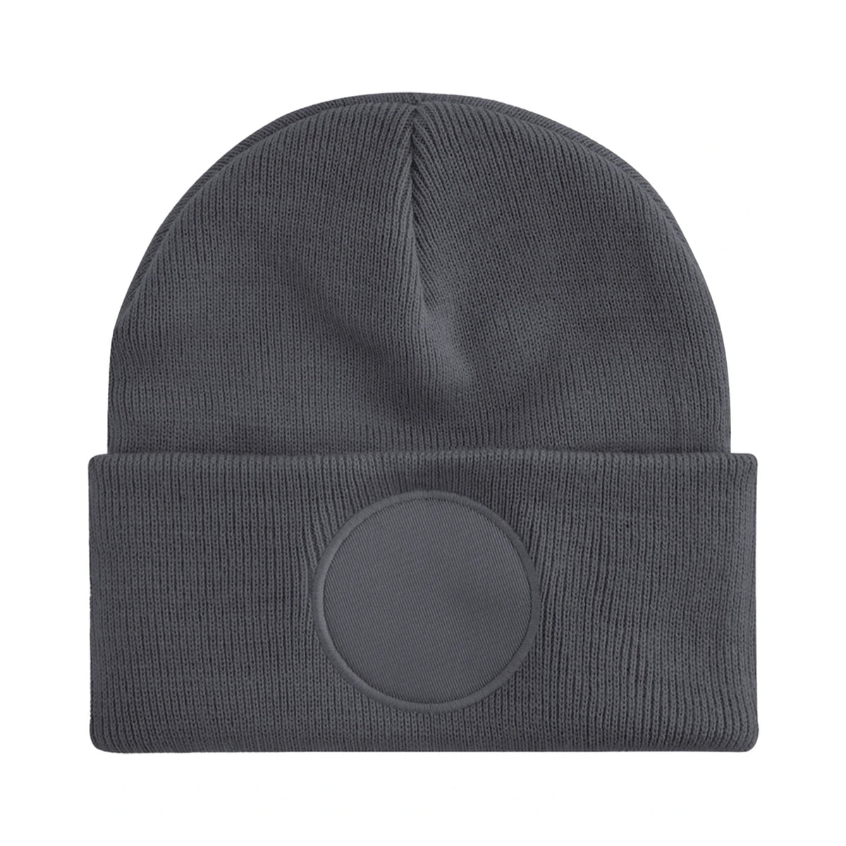 Graphite - Back - Beechfield Unisex Adult Patch Beanie