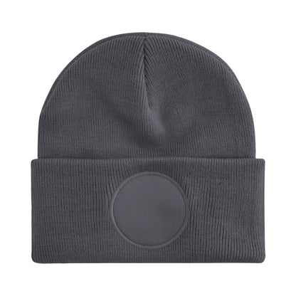 Graphite - Back - Beechfield Unisex Adult Patch Beanie