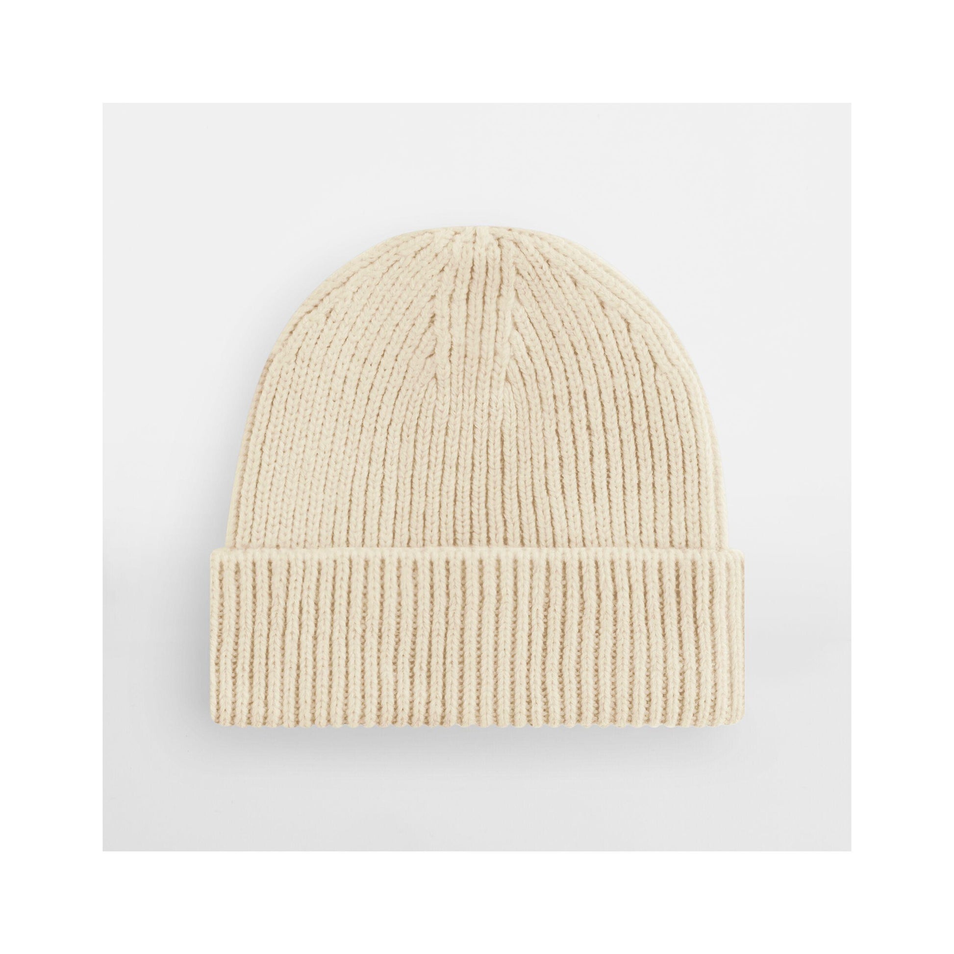 Oatmeal - Lifestyle - Beechfield Unisex Adult Rib Knit Beanie