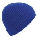 Bright Royal Blue - Front - Beechfield Unisex Adult Rib Knit Beanie