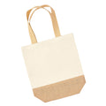 Natural - Back - Westford Mill Jute Canvas Shopper Bag
