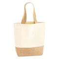 Natural - Front - Westford Mill Jute Canvas Shopper Bag