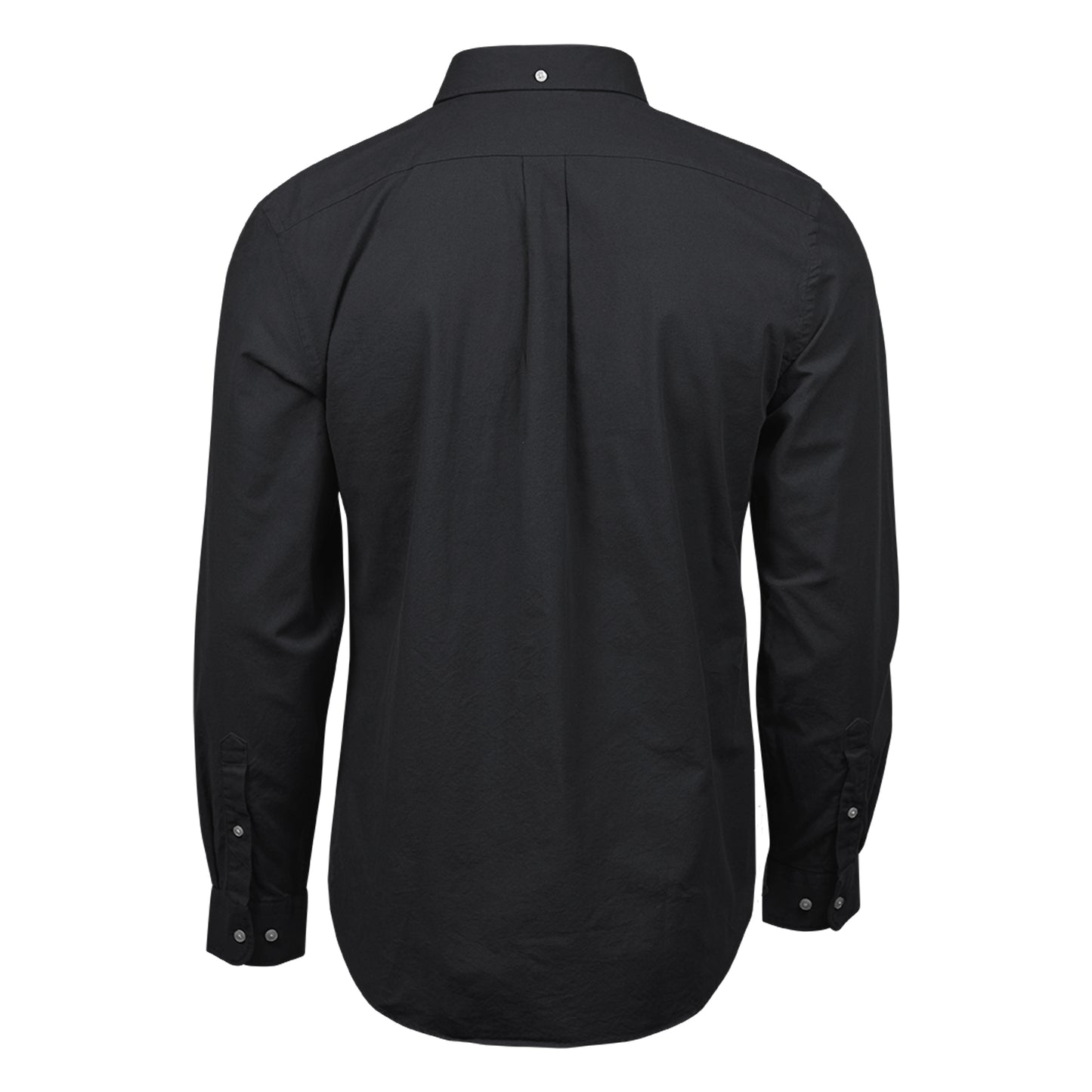 Black - Back - Tee Jays Mens Perfect Oxford Shirt