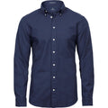 Navy Blue - Front - Tee Jays Mens Perfect Oxford Shirt