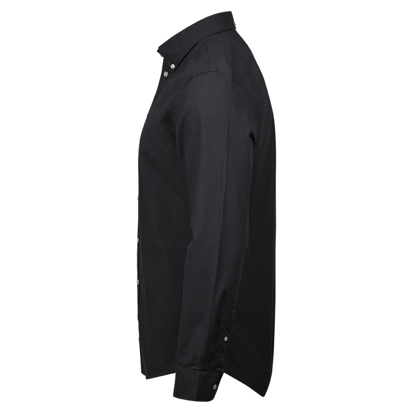 Black - Side - Tee Jays Mens Perfect Oxford Shirt