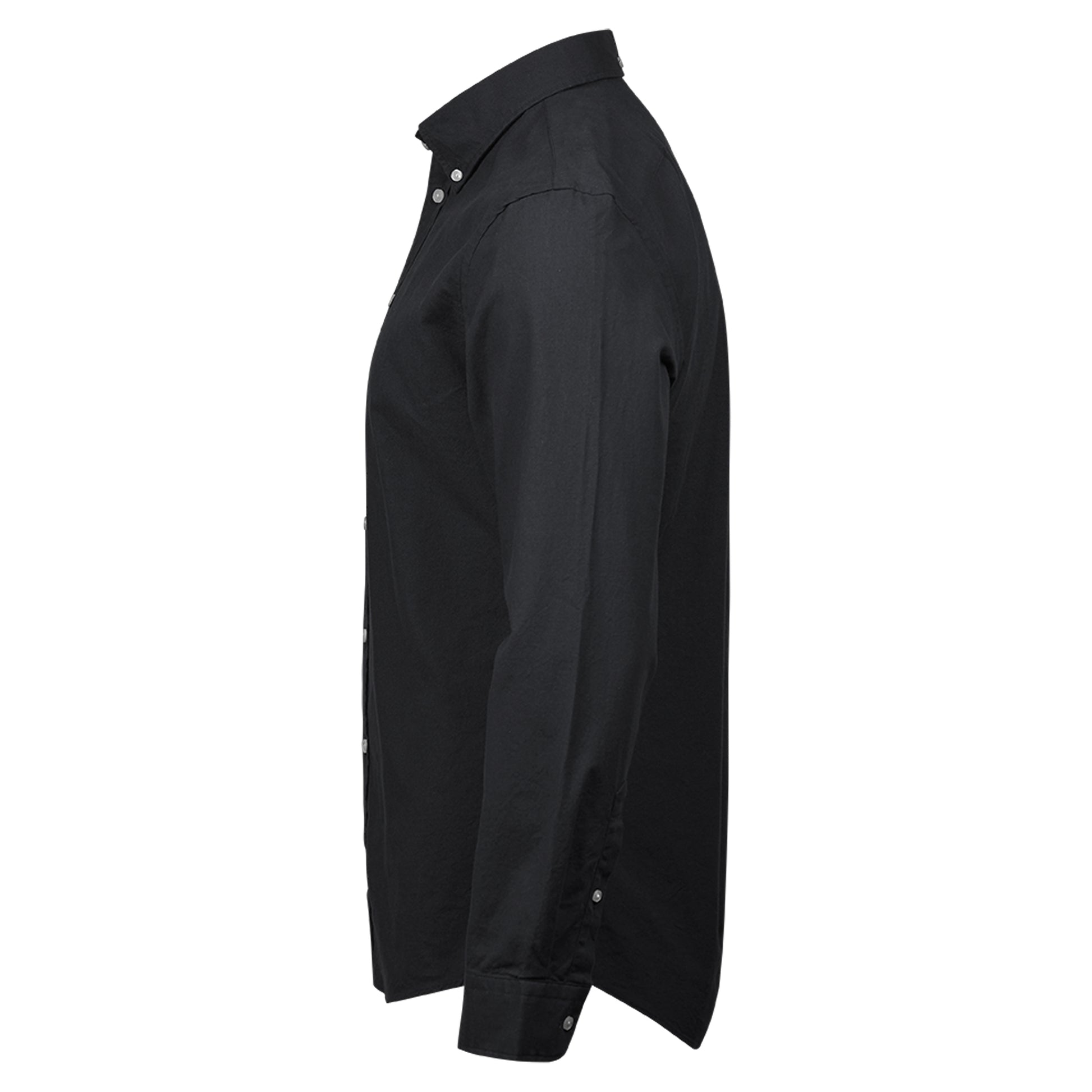 Black - Side - Tee Jays Mens Perfect Oxford Shirt