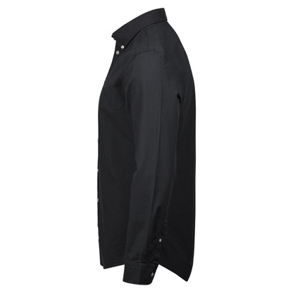 Black - Side - Tee Jays Mens Perfect Oxford Shirt