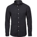 Black - Front - Tee Jays Mens Perfect Oxford Shirt