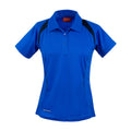 Royal Blue-Navy - Front - Spiro Womens-Ladies Team Spirit Polo Shirt