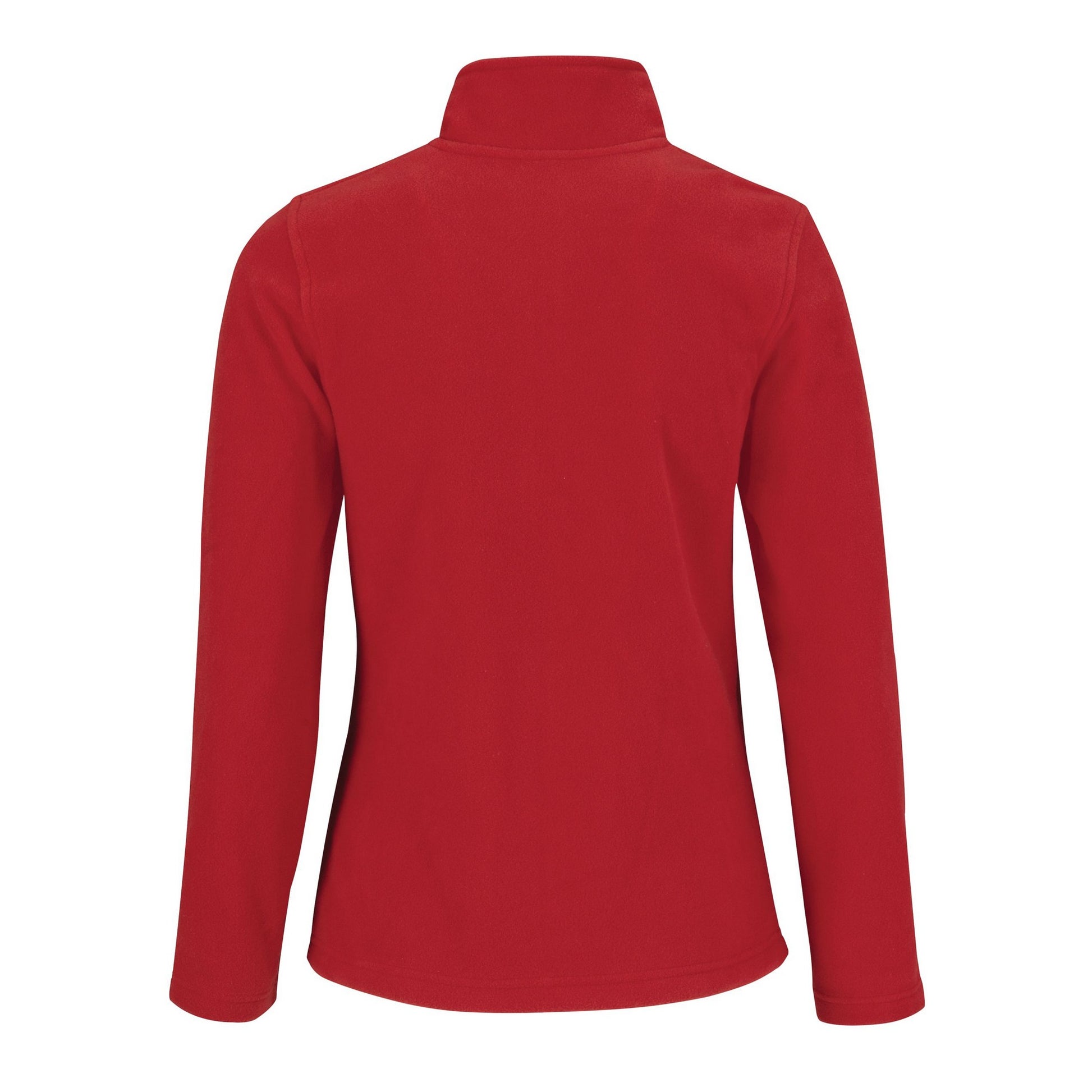 Red - Back - B&C Womens-Ladies ID.501 Fleece Jacket