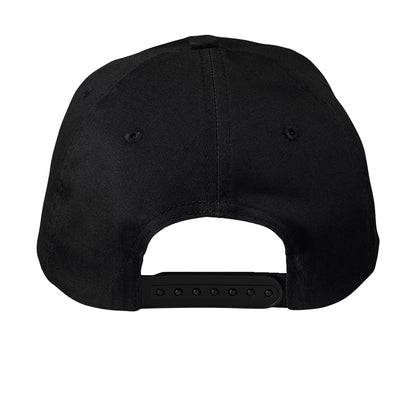Black - Back - Beechfield Unisex Adult Urbanwear 6 Panel Baseball Cap