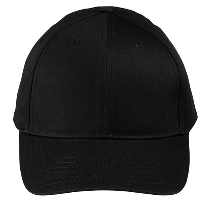 Black - Side - Beechfield Unisex Adult Urbanwear 6 Panel Baseball Cap