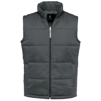 Dark Grey - Front - B&C Mens Body Warmer